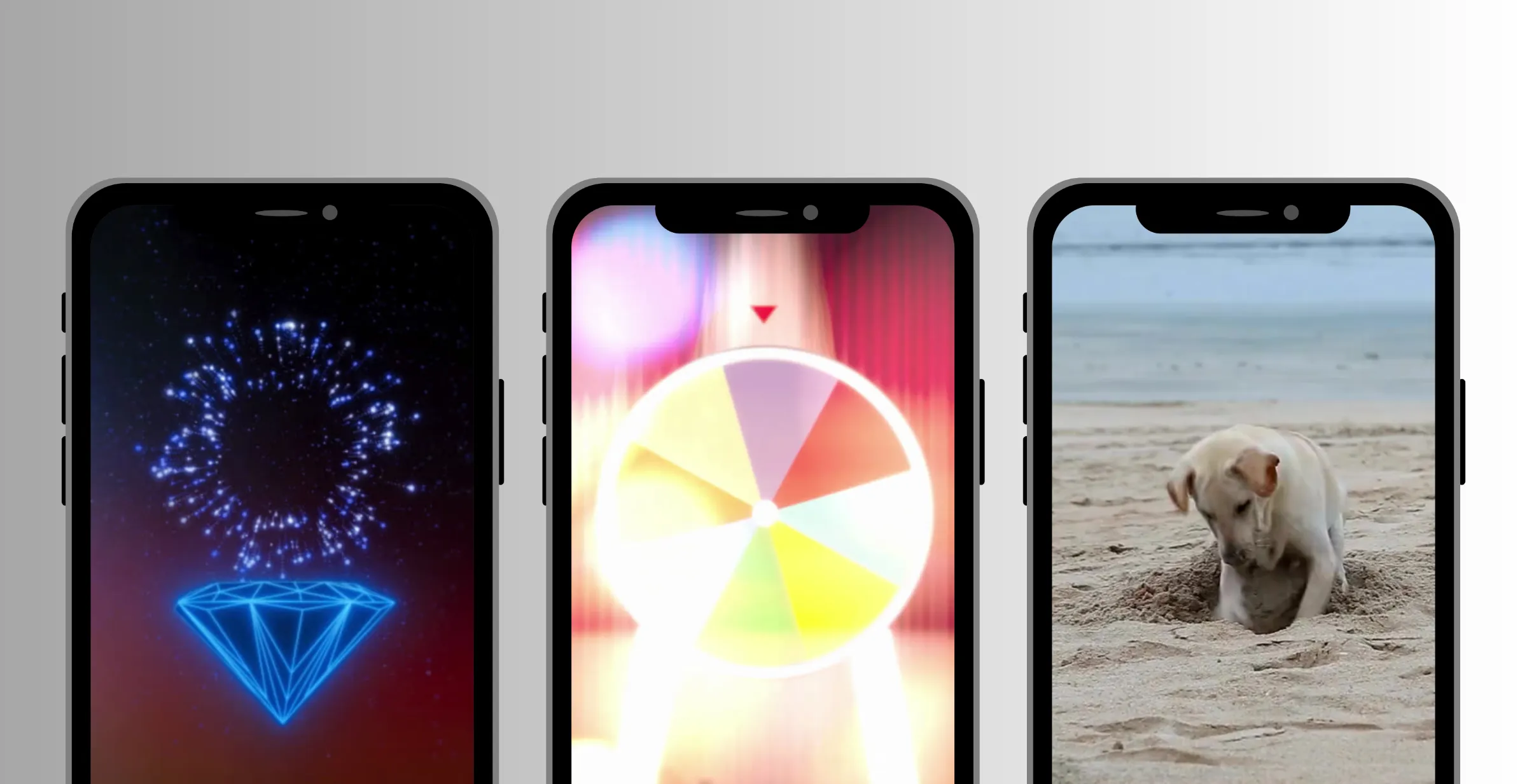 ガチャ演出動画の設定